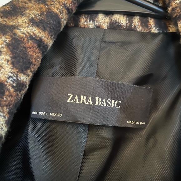 Zara Leopard Double-Breasted Blazer - Picture 4 of 4